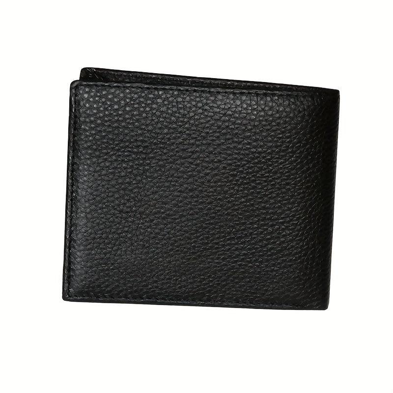 Men's RFID Blocking Leather Money Clip Wallet