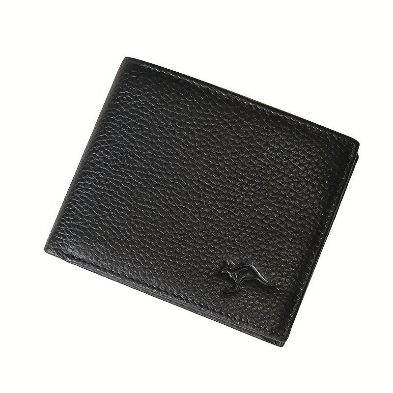 Men's RFID Blocking Leather Money Clip Wallet