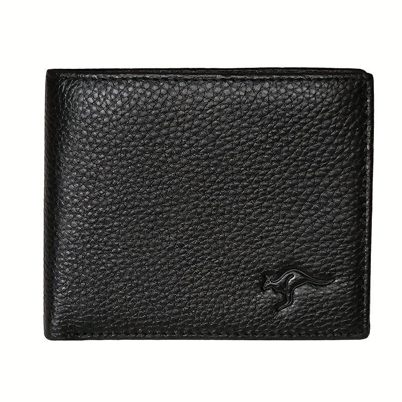 Men's RFID Blocking Leather Money Clip Wallet