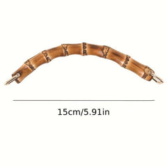 Bamboo Handle Bags Strap for Handbag Replacement DIY