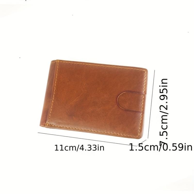 Men's RFID Blocking Bifold Wallet with ID Window