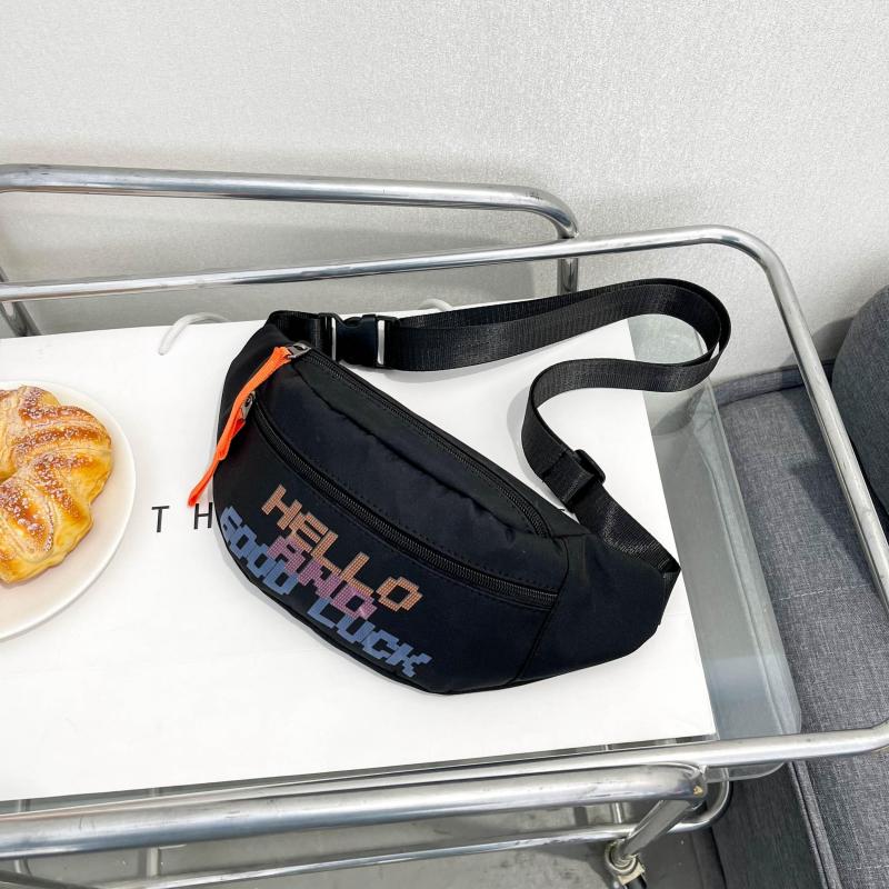 Canvas Crossbody Bag Waist Bag for Outdoor Sports