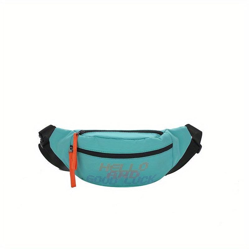 Canvas Crossbody Bag Waist Bag for Outdoor Sports