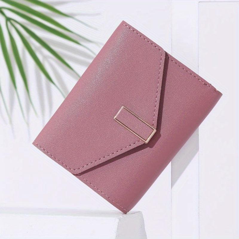 Men's Card Holder Short Wallet Leather Large Capacity Coin Purse