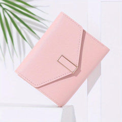 Men's Card Holder Short Wallet Leather Large Capacity Coin Purse