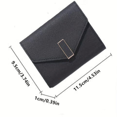 Men's Card Holder Short Wallet Leather Large Capacity Coin Purse
