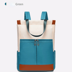 Colorblock Backpack Large Capacity Outdoor Travel Storage Bag