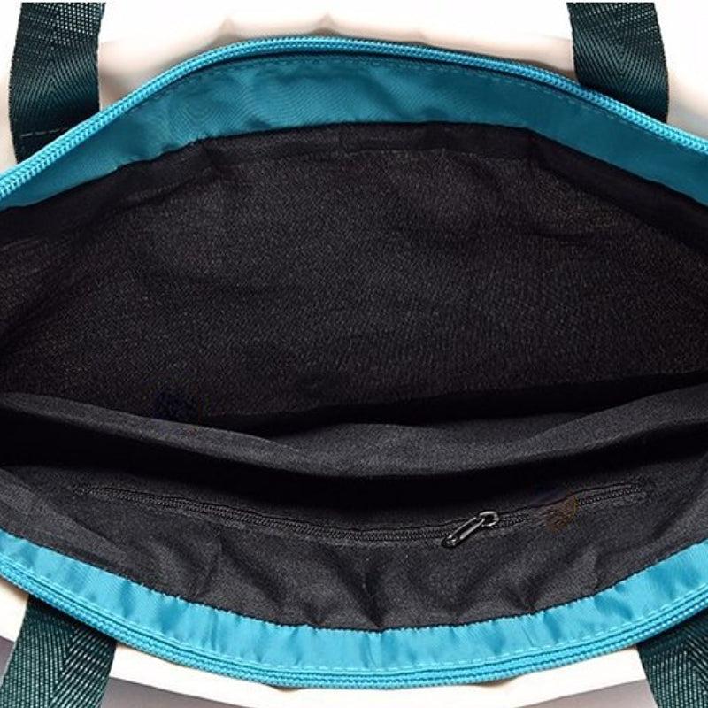 Colorblock Backpack Large Capacity Outdoor Travel Storage Bag