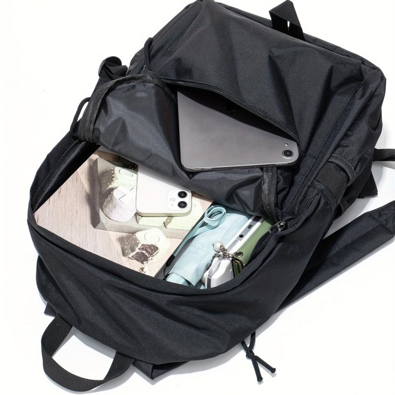 Skull Pattern Zipper Backpack Halloween School Daypack