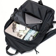 Skull Pattern Zipper Backpack Halloween School Daypack