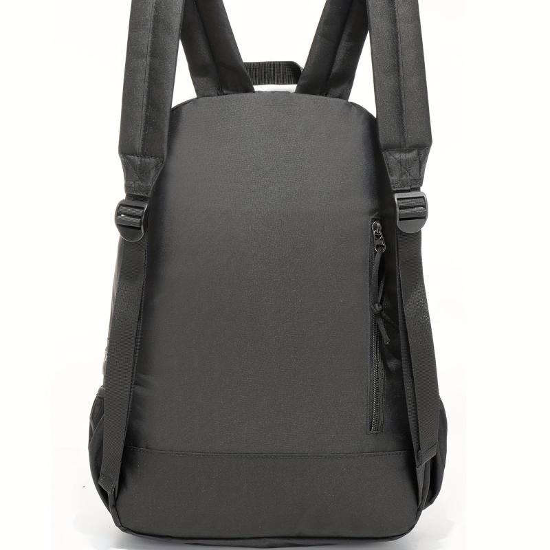 Skull Pattern Zipper Backpack Halloween School Daypack