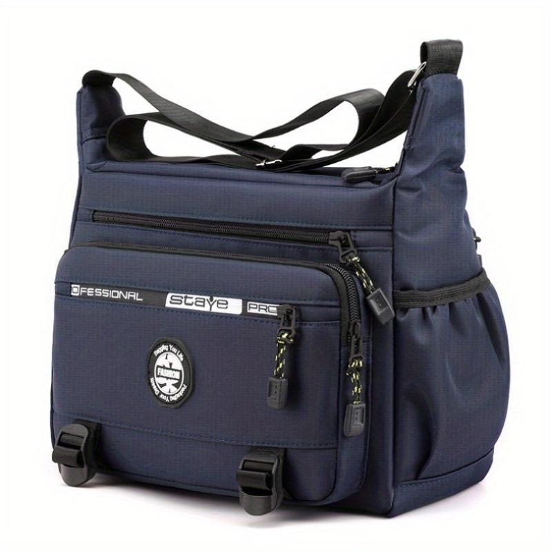 Multifunctional Men's Sling Bag Messenger Bag Large Capacity Single Shoulder Bag