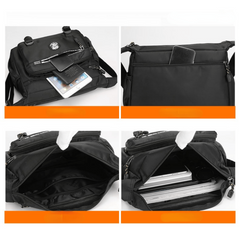 Multifunctional Men's Sling Bag Messenger Bag Large Capacity Single Shoulder Bag