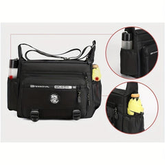 Multifunctional Men's Sling Bag Messenger Bag Large Capacity Single Shoulder Bag