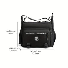 Multifunctional Men's Sling Bag Messenger Bag Large Capacity Single Shoulder Bag