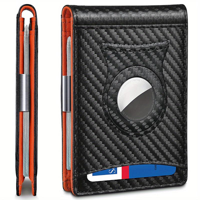 Minimalist Carbon Fiber Wallet Card Holder RFID Blocking Wallet