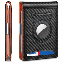 Minimalist Carbon Fiber Wallet Card Holder RFID Blocking Wallet