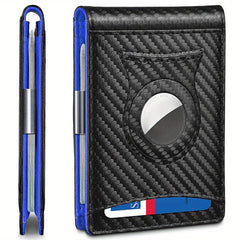 Minimalist Carbon Fiber Wallet Card Holder RFID Blocking Wallet