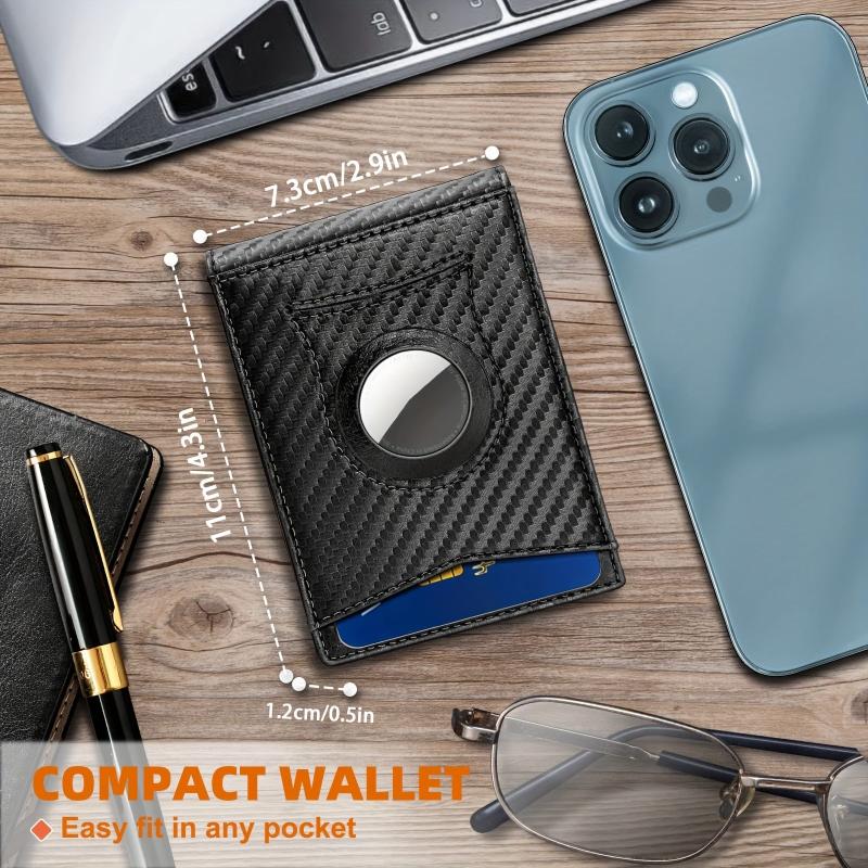 Minimalist Carbon Fiber Wallet Card Holder RFID Blocking Wallet