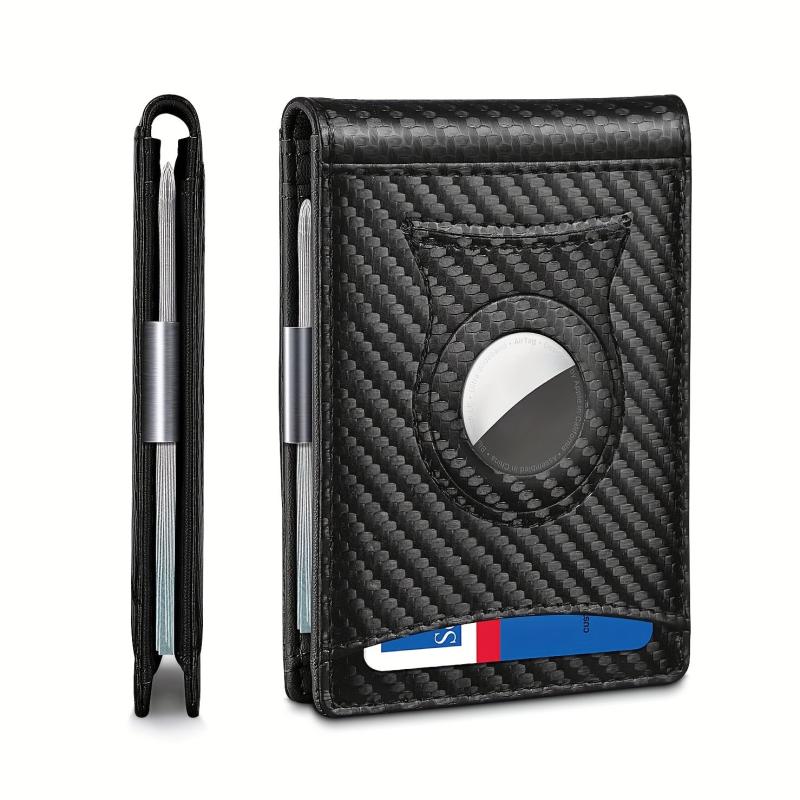 Minimalist Carbon Fiber Wallet Card Holder RFID Blocking Wallet