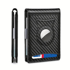 Minimalist Carbon Fiber Wallet Card Holder RFID Blocking Wallet