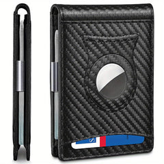 Minimalist Carbon Fiber Wallet Card Holder RFID Blocking Wallet