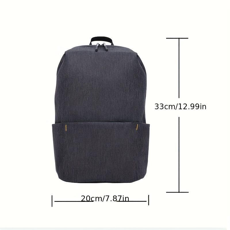 Large Capacity Solid Backpack for Short Distance Travel