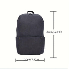 Large Capacity Solid Backpack for Short Distance Travel