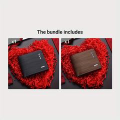 Men's PU Leather Horizontal Card Wallet Holder