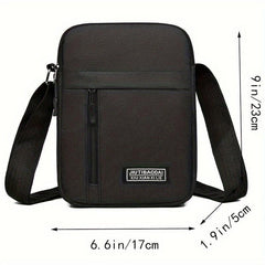 Men's Waterproof Shoulder Bag Small Backpack
