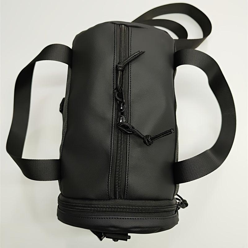 Men's Waterproof Nylon Sling Bag Casual Sports Backpack