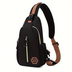 Outdoor Sport Chest Bag Pockets Crossbody Bag Lightweight Sling Backpack