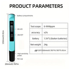 Water Testing Pen for Aquariums Fish Tanks Accurate & Easy Use