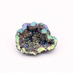 Agate Gemstone Ornaments Natural Stone Electroplated Finish