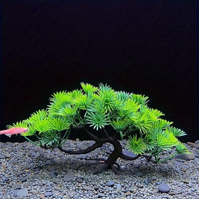 Fish Tank Simulation Tree Landscape Decoration