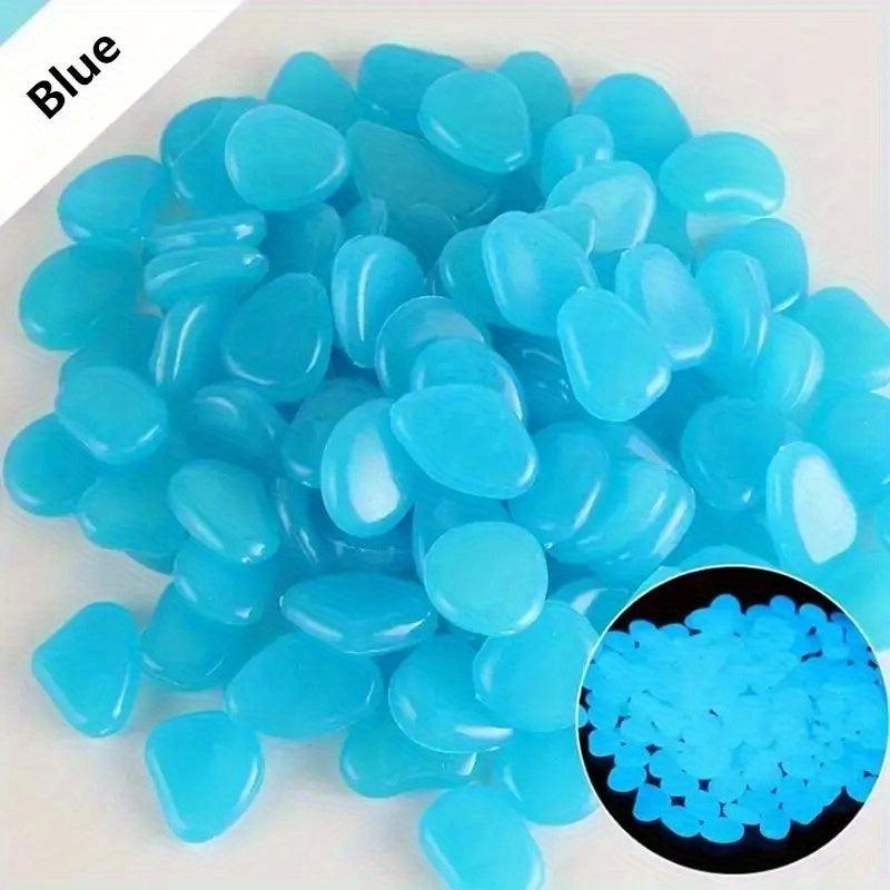 500pcs Glow in the Dark Pebbles for Magical Garden Landscaping