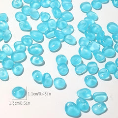 Glowing Stone Rocks Glow In The Dark Pebbles Solar Powered Aquarium