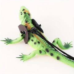 3pcs Leather Traction Leash for Small Reptiles - Outdoor Adventure Set