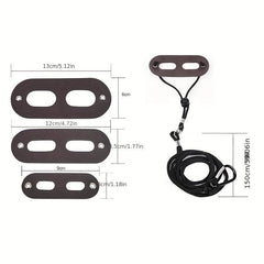 3pcs Leather Traction Leash for Small Reptiles - Outdoor Adventure Set