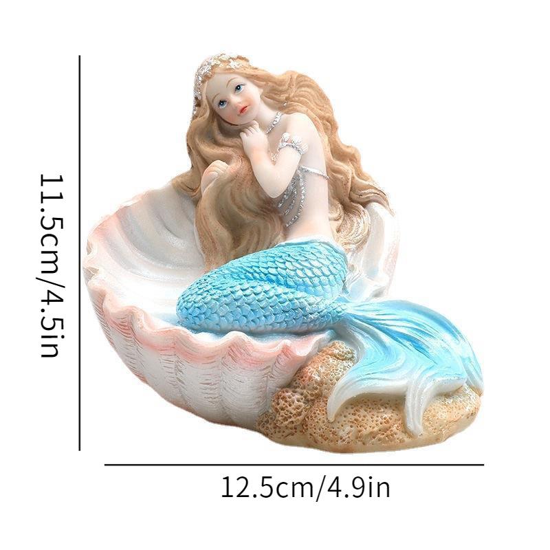 Mermaid Princess Statue Fish Tank Decoration