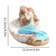 Mermaid Princess Statue Fish Tank Decoration