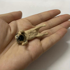 Cute Pug Dog Resin Aquarium Decor for Fish Tank