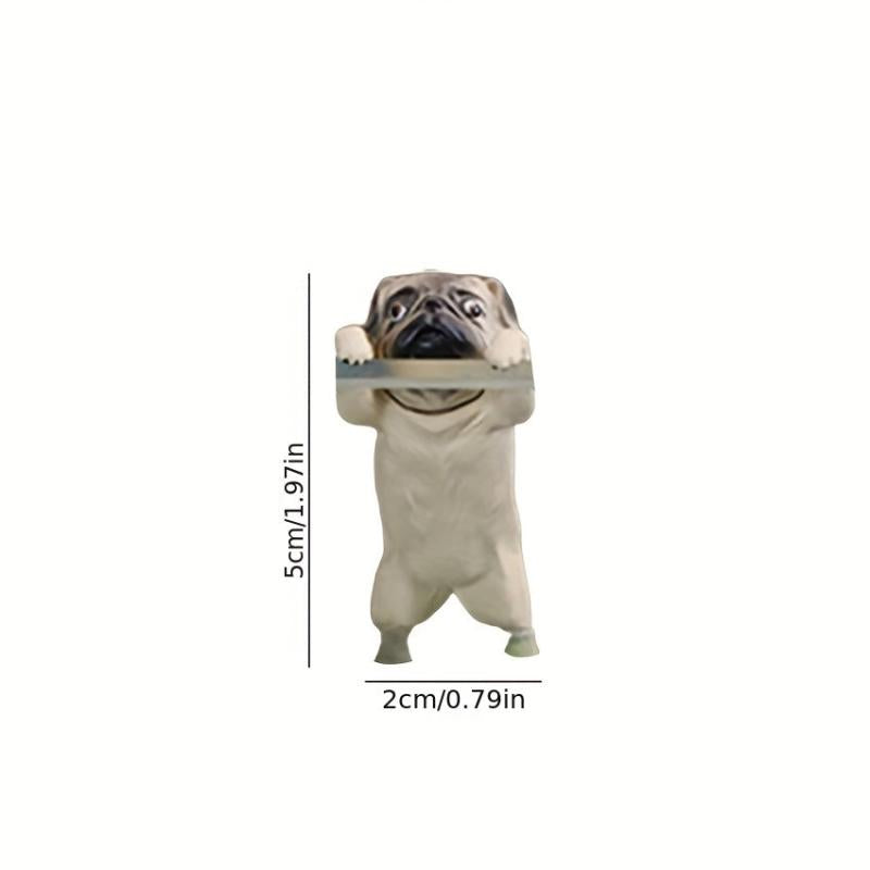 Cute Pug Dog Resin Aquarium Decor for Fish Tank