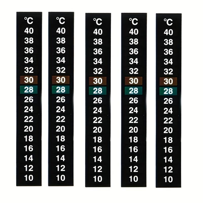 3pc 10-40 Degree Digital Fish Tank Thermometer Stickers