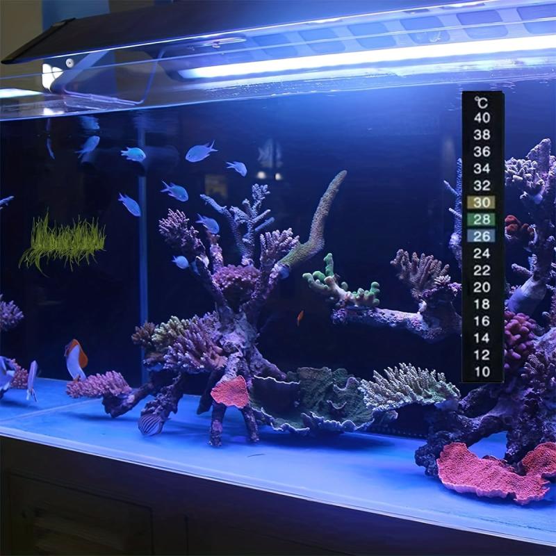 3pc 10-40 Degree Digital Fish Tank Thermometer Stickers