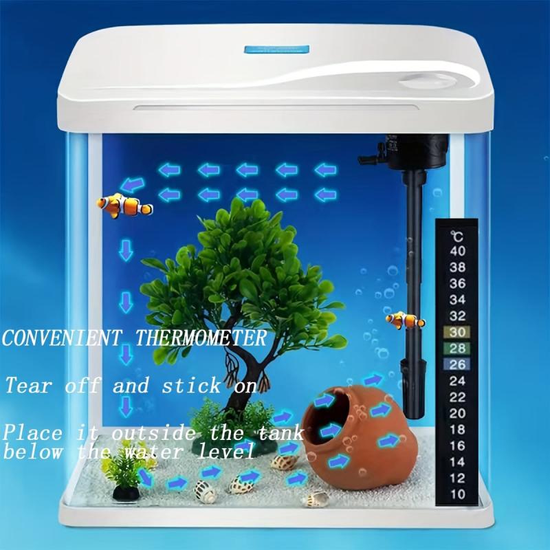 3pc 10-40 Degree Digital Fish Tank Thermometer Stickers
