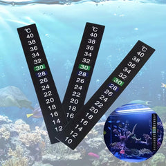 3pc 10-40 Degree Digital Fish Tank Thermometer Stickers