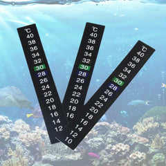 3pc 10-40 Degree Digital Fish Tank Thermometer Stickers