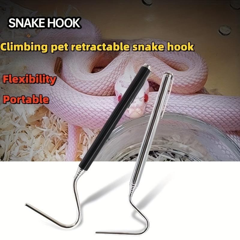 Stainless Steel Snake Hook Retractable Extendable Catcher