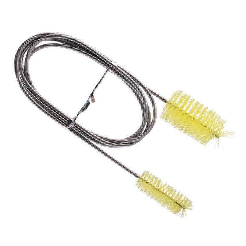 Aquarium Cleaning Brush Stainless Steel Flexible Tube